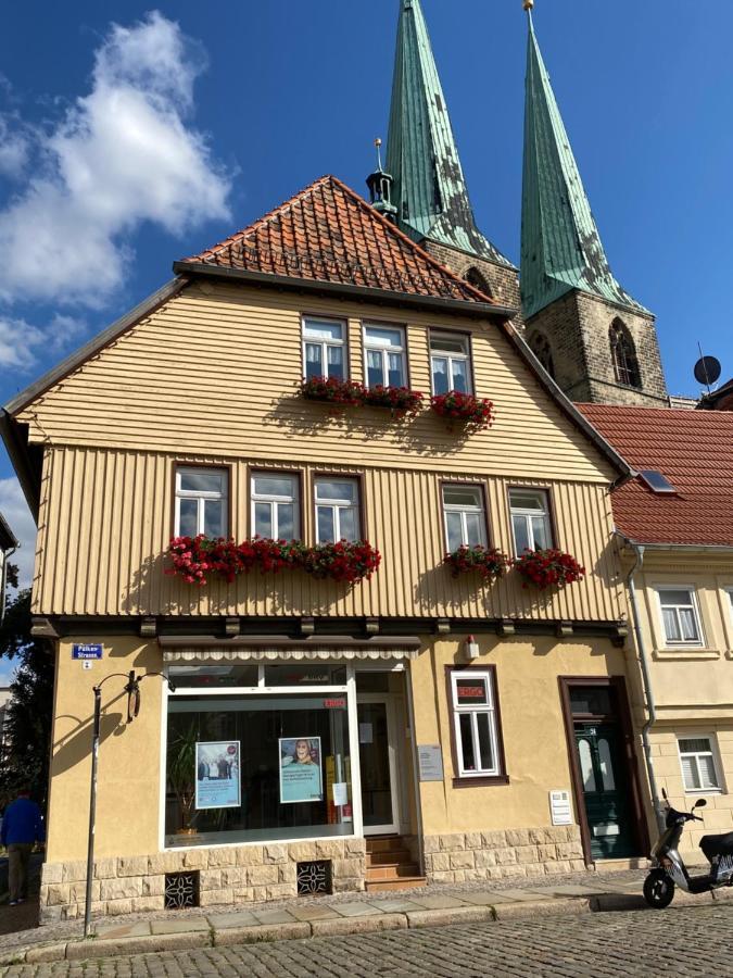 Zum Mathildenbrunnen Lägenhet Quedlinburg Exteriör bild